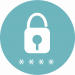 Schloss-Symbol für die Datensicherheit von Novego